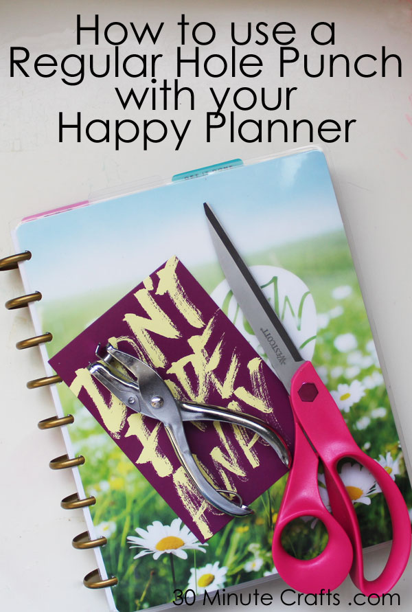 Happy Planner Hack - 30 Minute Crafts